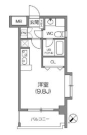 ルクレ森下レジデンス 205 間取り図