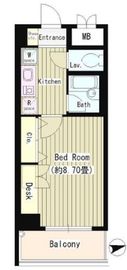 協和高輪マンション 404 間取り図