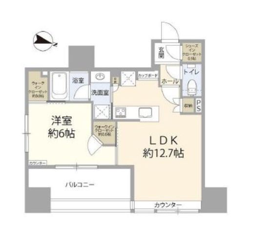 パークホームズ千代田淡路町 10階 間取り図