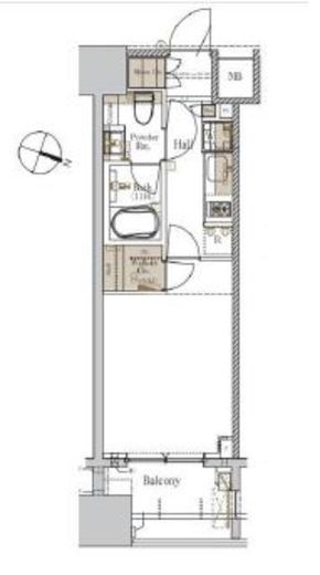 パークホームズ千代田淡路町 5階 間取り図