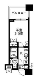 レジディア錦糸町 610 間取り図