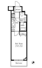 Dew Lavan 新橋 402 間取り図