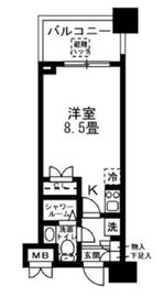 レジディア錦糸町 806 間取り図