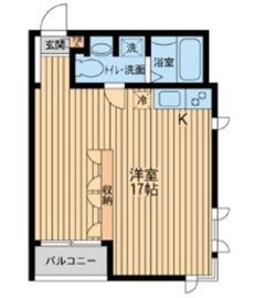 プロスペクト初台 103 間取り図