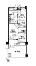 マイネシュロッス代官山 1階 間取り図