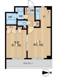 ガーデン目黒南 317 間取り図