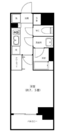 ピアース南麻布 6階 間取り図