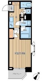 シティスパイア森下 507 間取り図