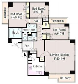 下落合パーク・マンション 2階 間取り図