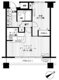 LOOP-M 606 間取り図