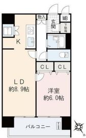 虎ノ門ガーデン 3階 間取り図