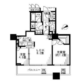 シティタワー大崎ステーションフロント 26階 間取り図