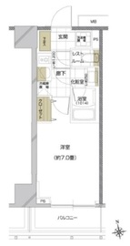 ピアース南麻布 2階 間取り図