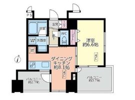 文京ガーデンザウエスト 12階 間取り図