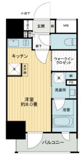 ライオンズ浅草橋ミレス 6階 間取り図