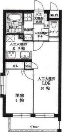 西小山ヒルズ 301 間取り図