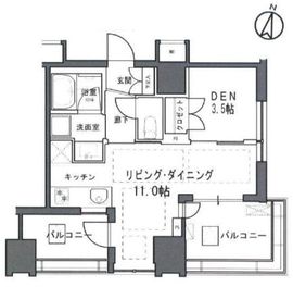 文京ガーデンザウエスト 6階 間取り図