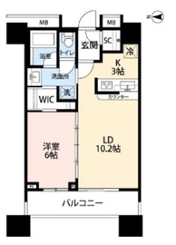 ミッドサザンレジデンス御殿山 5階 間取り図