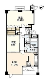 東急ドエルアルス代々木参宮橋 3階 間取り図