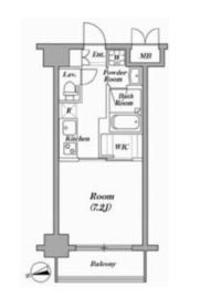 レジデンス清澄白河 203 間取り図