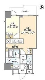 クオリア千代田御茶ノ水 11階 間取り図