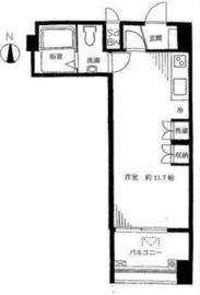 インペリアル広尾 1階 間取り図