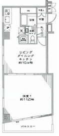 サンハイム永田町 402 間取り図