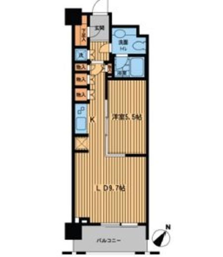 プライムアーバン日本橋横山町 510 間取り図