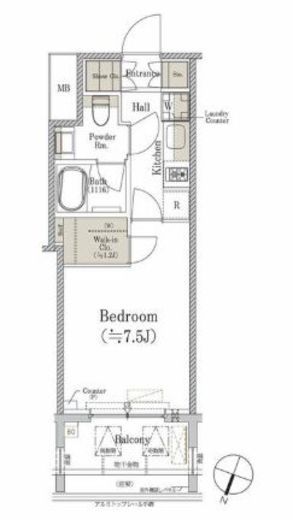 パークホームズ千代田淡路町 4階 間取り図