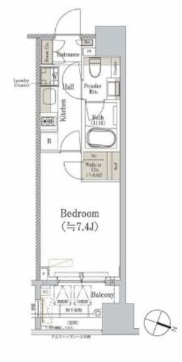 パークホームズ千代田淡路町 7階 間取り図