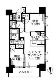 セントラルレジデンス御茶ノ水ヒルトップ 8階 間取り図