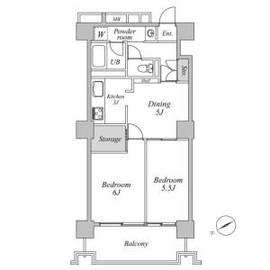 六本木ビュータワー 17階 間取り図