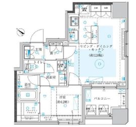 クレイシア日本橋水天宮前 202 間取り図