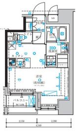 クレイシア日本橋水天宮前 304 間取り図