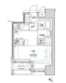 クレイシア日本橋水天宮前 504 間取り図