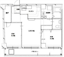 セントラルヒルズ飯田橋 403 間取り図