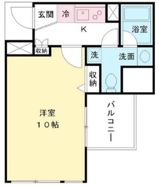 ヴィアラッティア笹塚 1303 間取り図