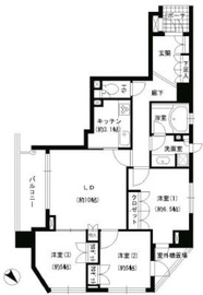 エスティメゾン巣鴨 307 間取り図