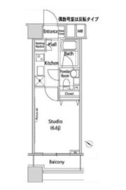 ファーストリアルタワー新宿 1405 間取り図