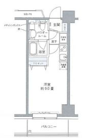 プライムアーバン豊洲 505 間取り図