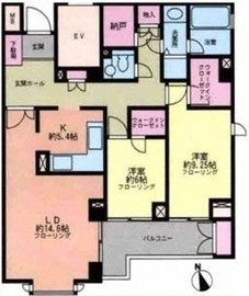 ヴィクトリアコート三田 101 間取り図