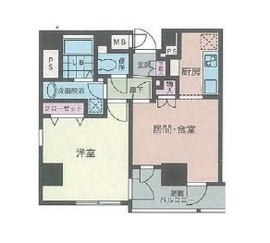 エオラス白金 401 間取り図