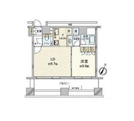 目白プレイスタワー 3階 間取り図