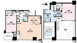 シティタワーズ豊洲ザ・シンボル 43階 間取り図