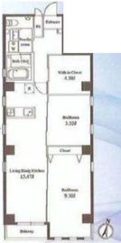 ゼファーズ 8A 間取り図