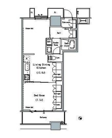 ザ・東京タワーズ ミッドタワー 7階 間取り図