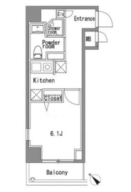 カスタリア中目黒 212 間取り図