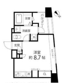 レニール本駒込 904 間取り図