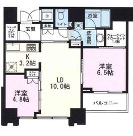 THE ROPPONGI TOKYO CLUB RESIDENCE 19階 間取り図