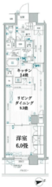 パレステージ文京江戸川橋 3階 間取り図